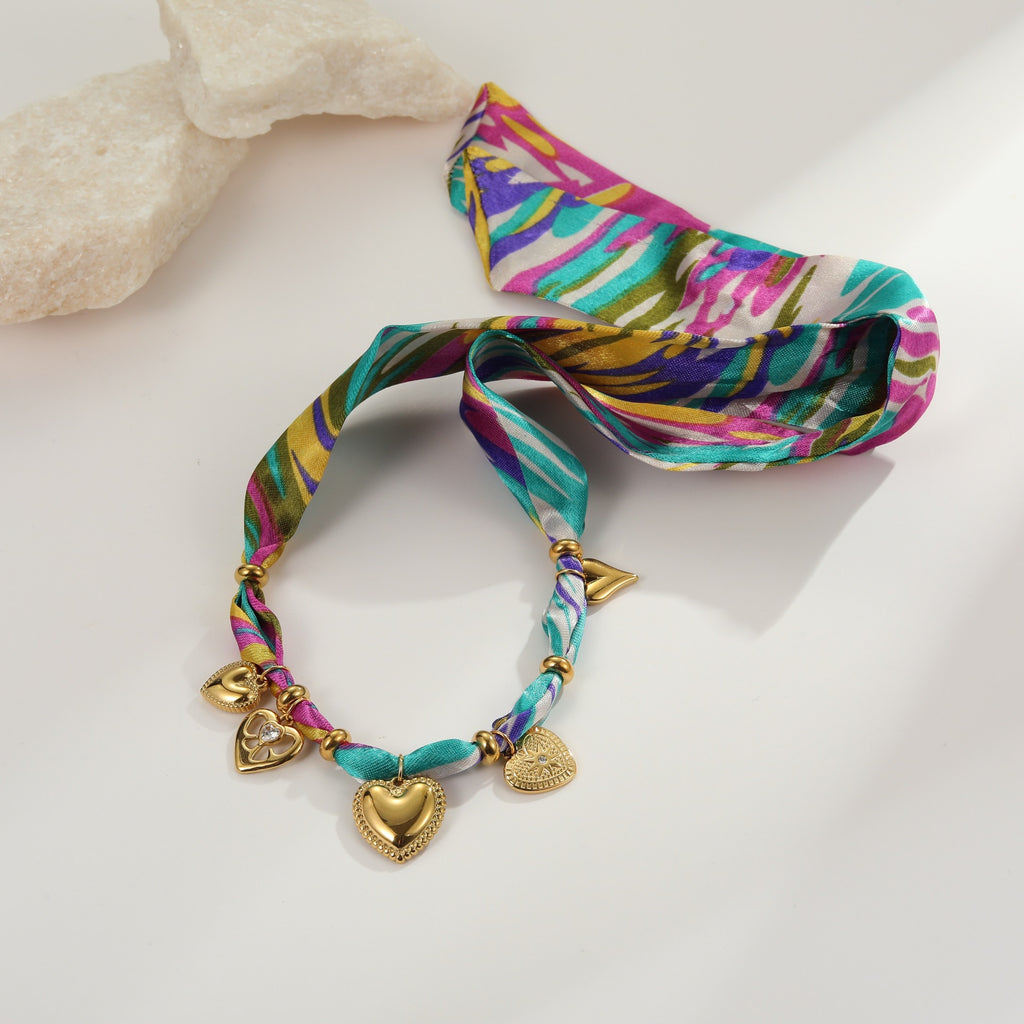 Parure de soie Ophélie