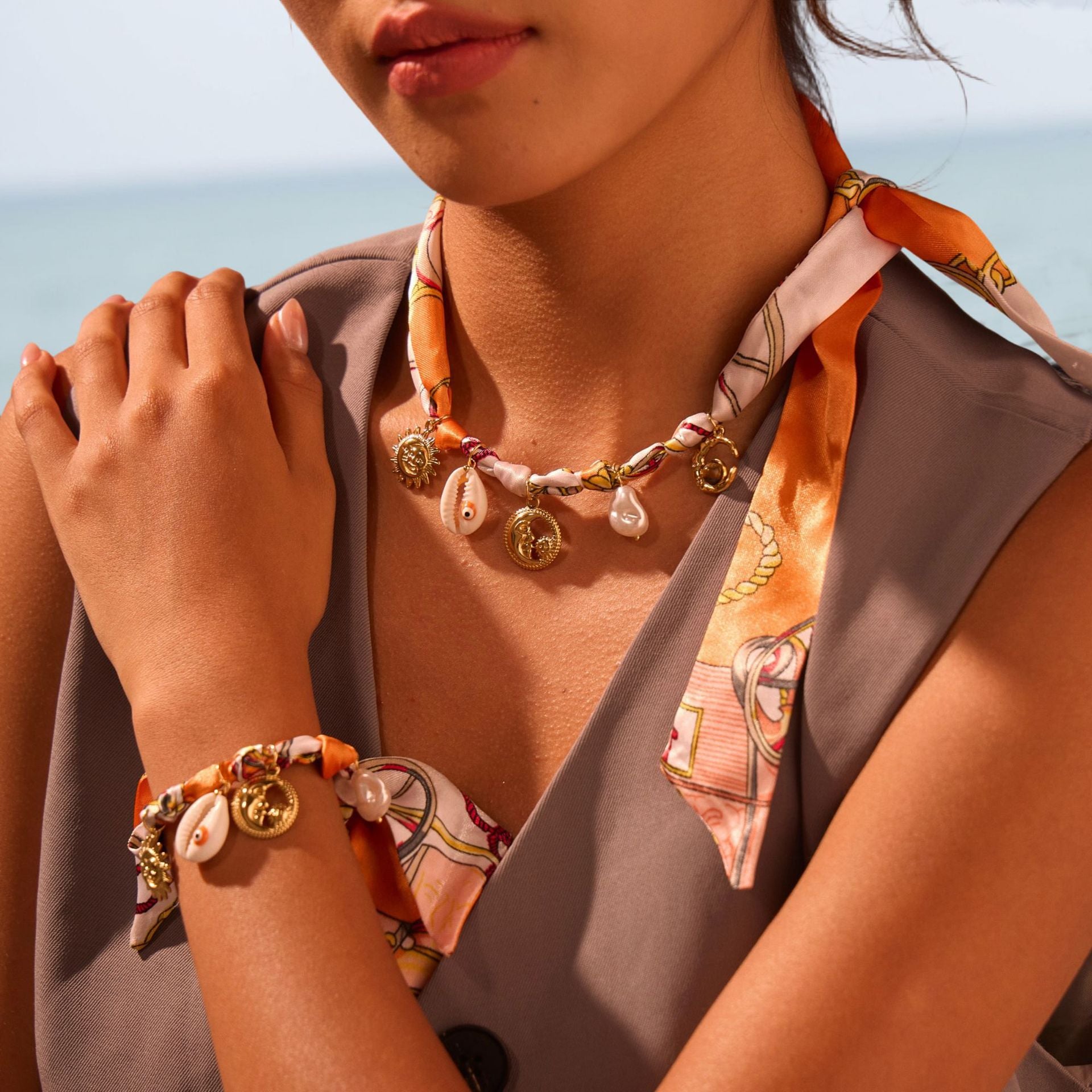 Parure de soie Louise