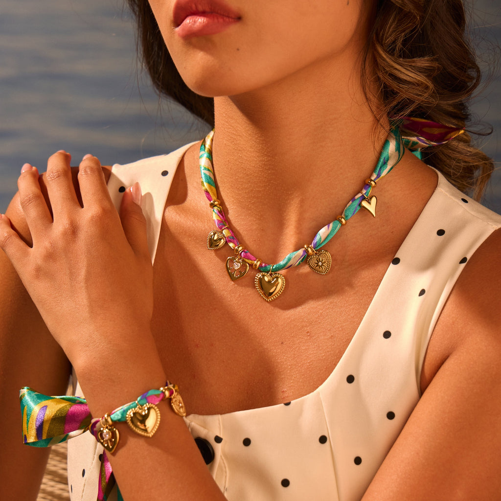 Parure de soie Ophélie