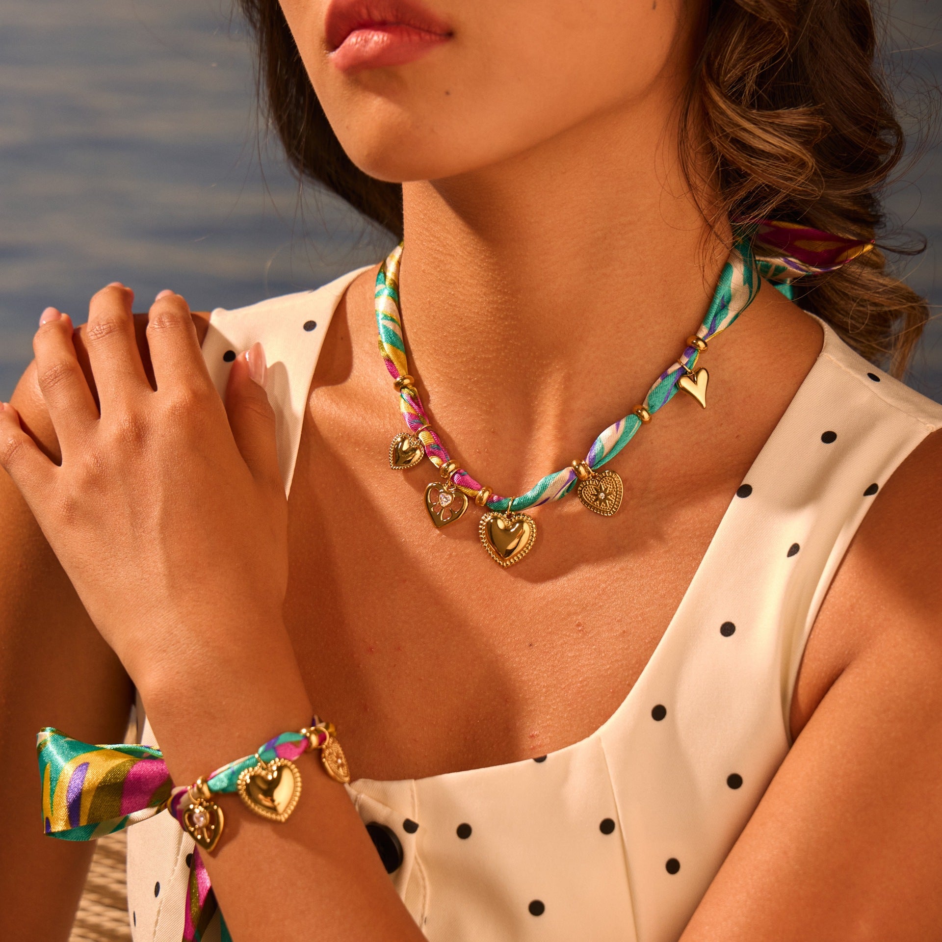 Parure de soie Ophélie